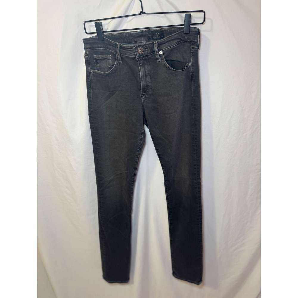 AG Adriano Goldschmied Harper Slim Straight Jeans 27 Faded Black NWOT Premium